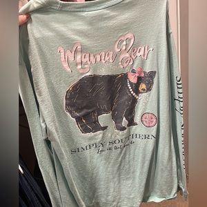Simply southern long sleeve mama bear shirt